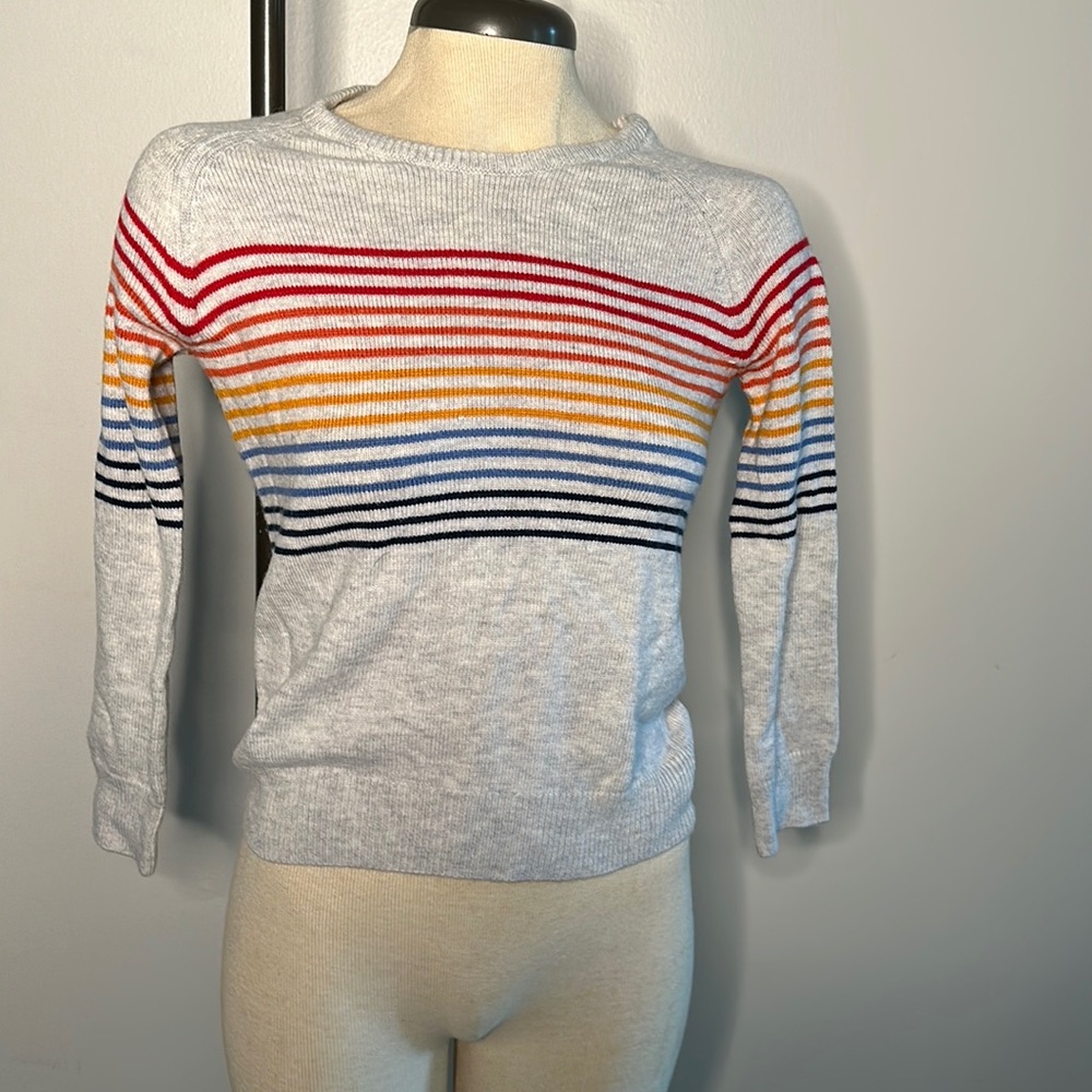 Splendid Girls rainbow stripe sweater. Size 12